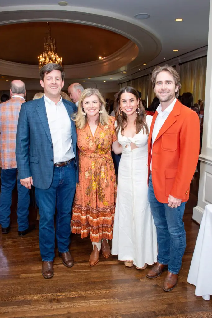 Ben & Elizabeth Goetz, Val & John Johanning at the Texas Exes Longhorn Legacy Scholarship Gala (Photo by Jacob Power)