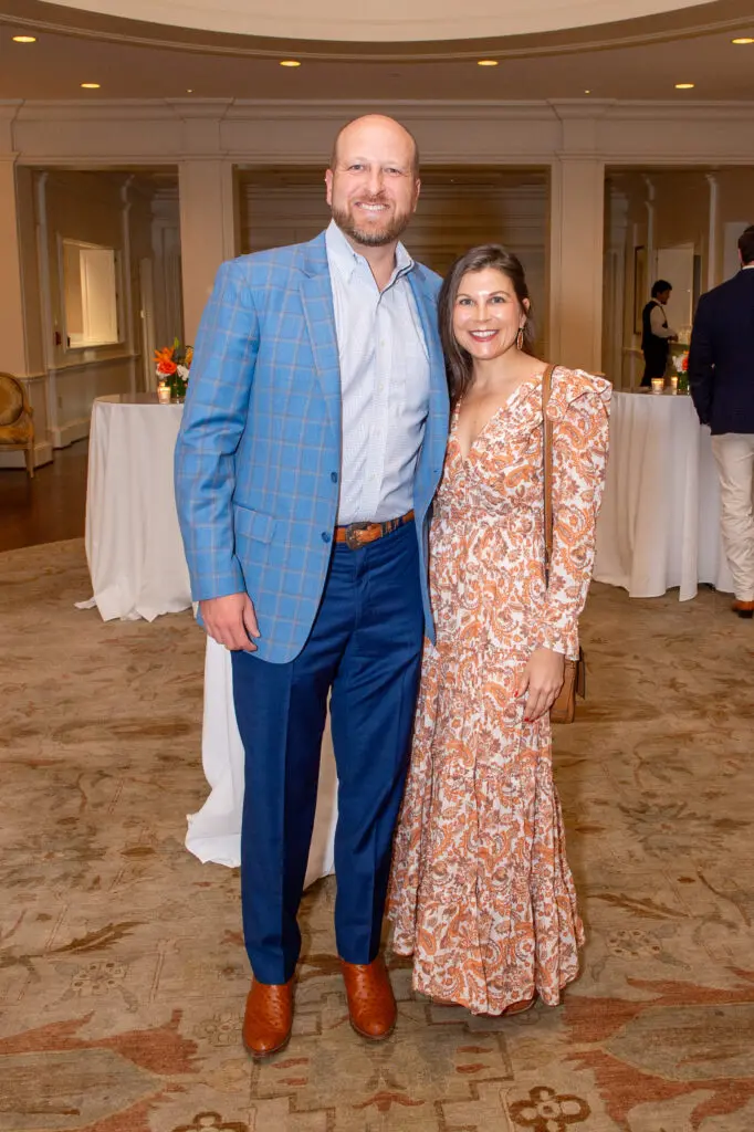 Brock Niezgoda, Meg Hayward at the Texas Exes Longhorn Legacy Scholarship Gala (Photo by Jacob Power)