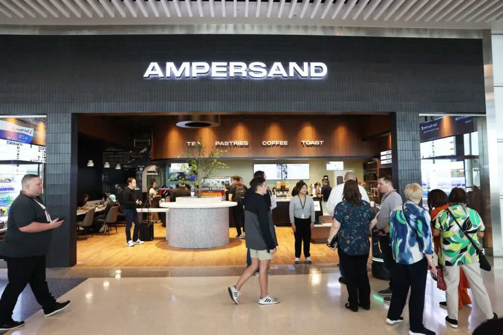 Fort Worth's popular Ampersand opened a new coffee shop inside DFW Airport recently. (Courtesy DFW Airport)