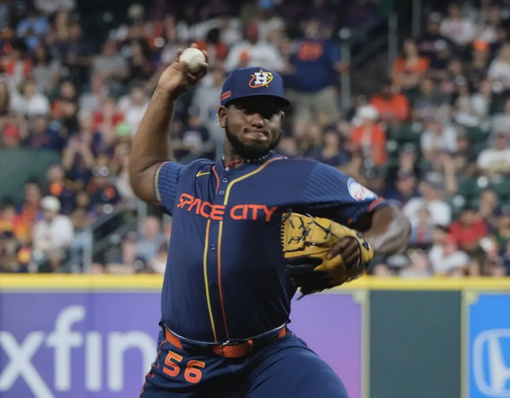 Ronel Blanco was not given much of a chance to be a Major League pitcher. But he's thrown a no hitter at age 30 for the Houston Astros. (Photo by F. Carter Smith)