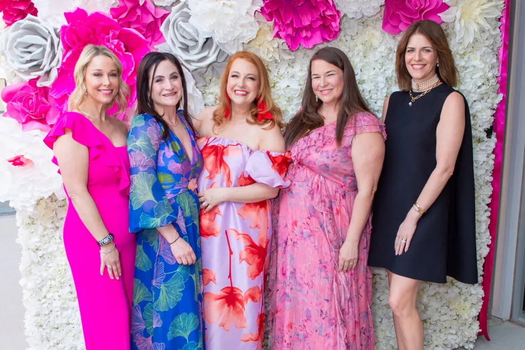 Dana Wolf Pauly, Erika Mandel, Stacy Soefer Gomar, Julie Atlas Taylor, Nicole Sofer Loewenstern at Stages' Gala at The Gordy. (Photo by Jacob Power)