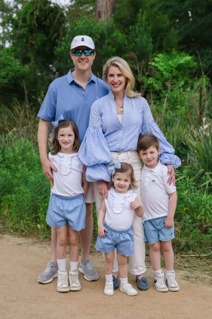 The Dave & Hayden McGuinnes family at the Ambassadors for Texas Children’s Hospital Family Fun Day (Photo by Johnny Than)