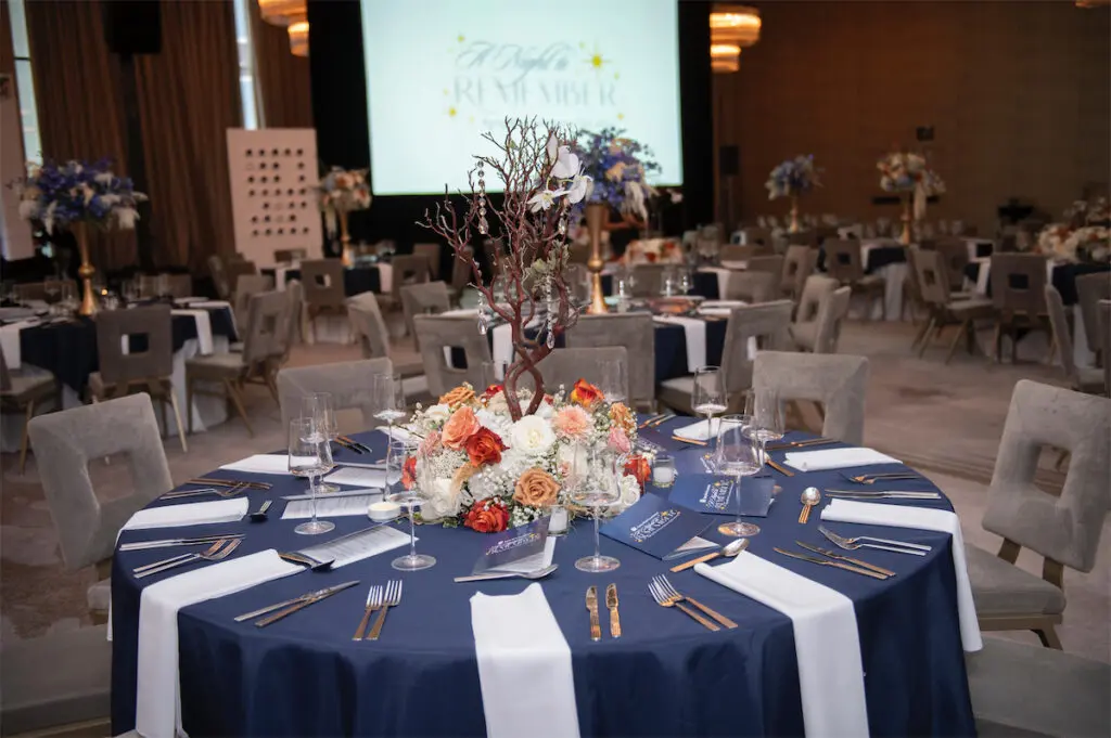 Details at the 2024 Aging Mind Foundation Gala (Photo by Tamytha Cameron and Celeste Cameron)