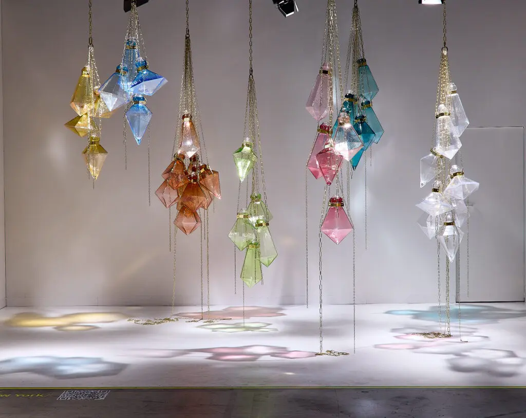 Frida Fjellman's "'I himlen' Pink," 2022, at Hostler Burrows