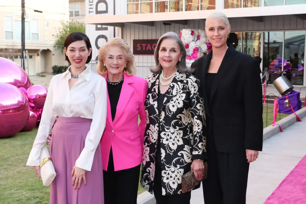 Gail Rubin, Patsy Fourticq, Tye Taft, Lauren Taft at Stages' Gala at The Gordy. (Photo by Priscilla Dickson) 