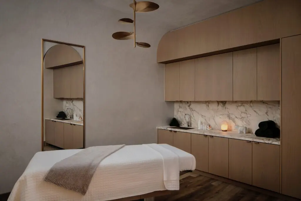 The six treatment rooms at the new Thompson Houston hotel spa are all about relaxation.