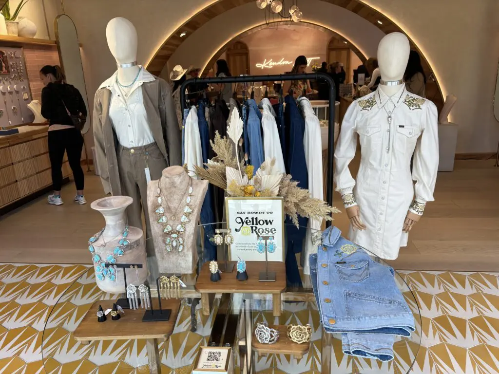 The Yellow Rose is available at The Woodlands' Kendra Scott store. (Photo by Laura Landsbaum)