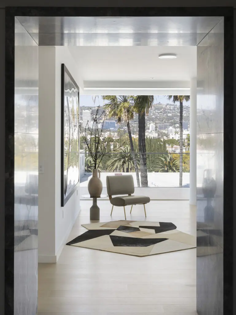 Nina Magon Studio with BeDesign installation for Balmain at the Mandarin Oriental Residences in Beverly Hills  (Photo by Ryan Lahiff)