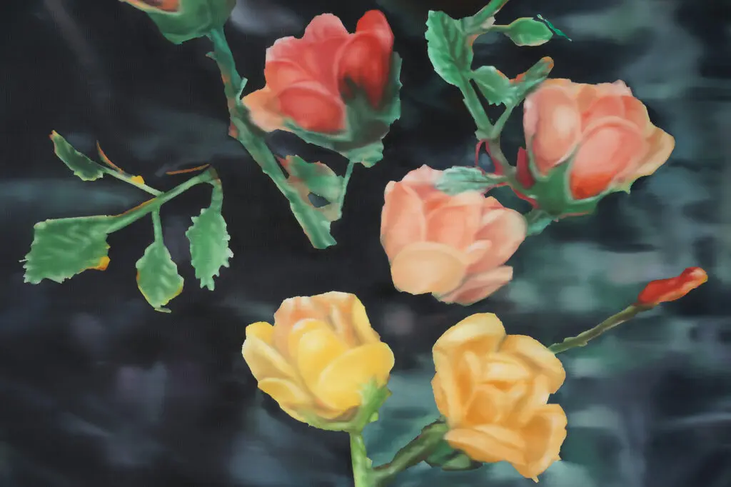 Martina Grlić's "Plastic Flowers," 2023, at Fragment