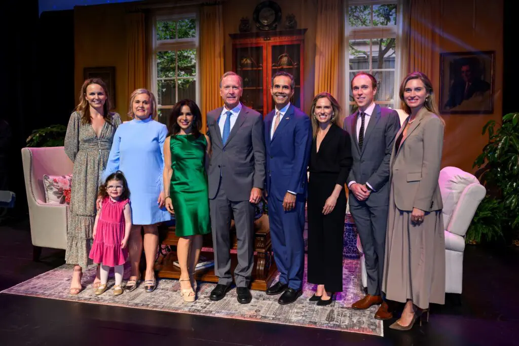 Members of the Bush family take in The Celebration of Reading. (Photo by Michelle Watson)