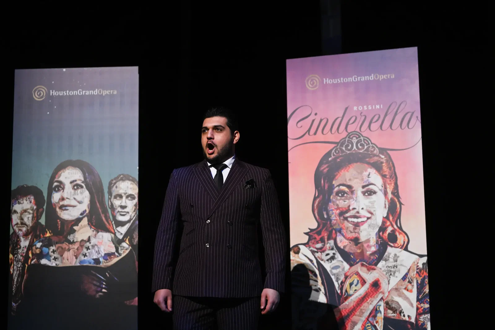 Navasard Hakobyan performs at the Houston Grand Opera 2024-25 Season Announcement Reception. (Photo by Daniel Ortiz)