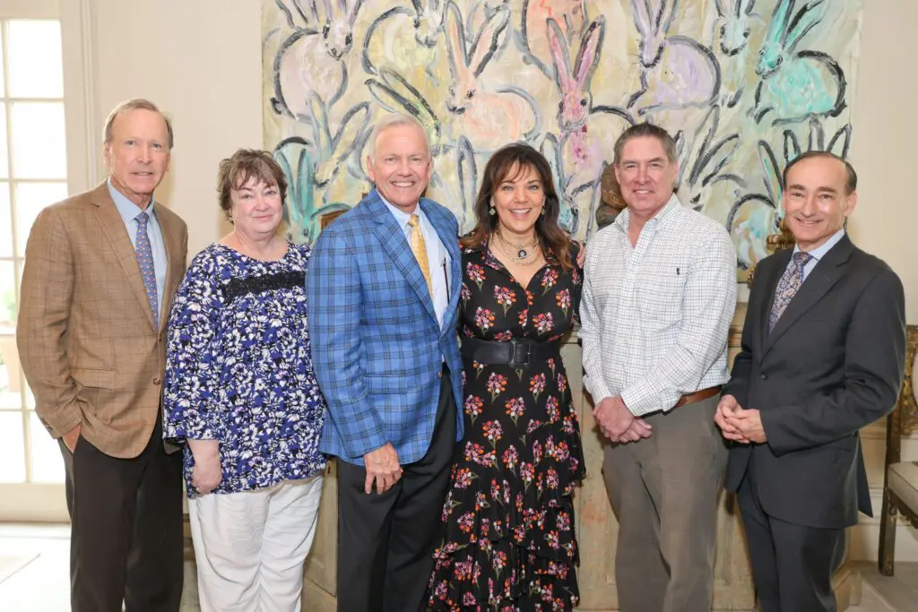 Neil Bush, Jean Becker, John andTerri Havens, Brad Taylor and Chris Bohjalian at the Author's Luncheon.
Photo by Priscilla Dickson.