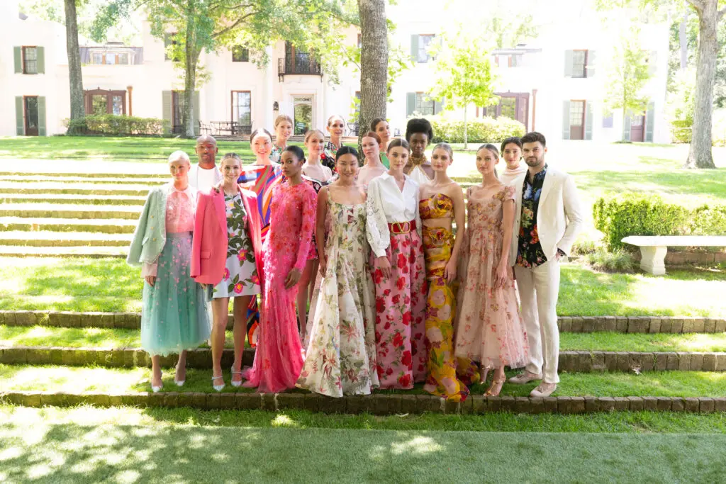Neiman Marcus fashions, courtesy of The Galleria/Simon, presented at the Bayou Bend fashion show and luncheon. (Photo by Wilson Parish)