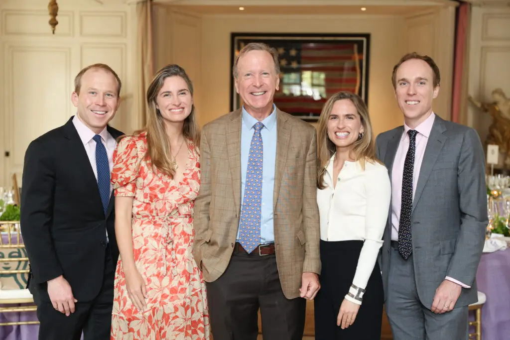 Pierce Bush, Lauren Bush Lauren, Neil Bush, Ashley Walker Bush, and Julian LeFevre.
Photo by Priscilla Dickson.