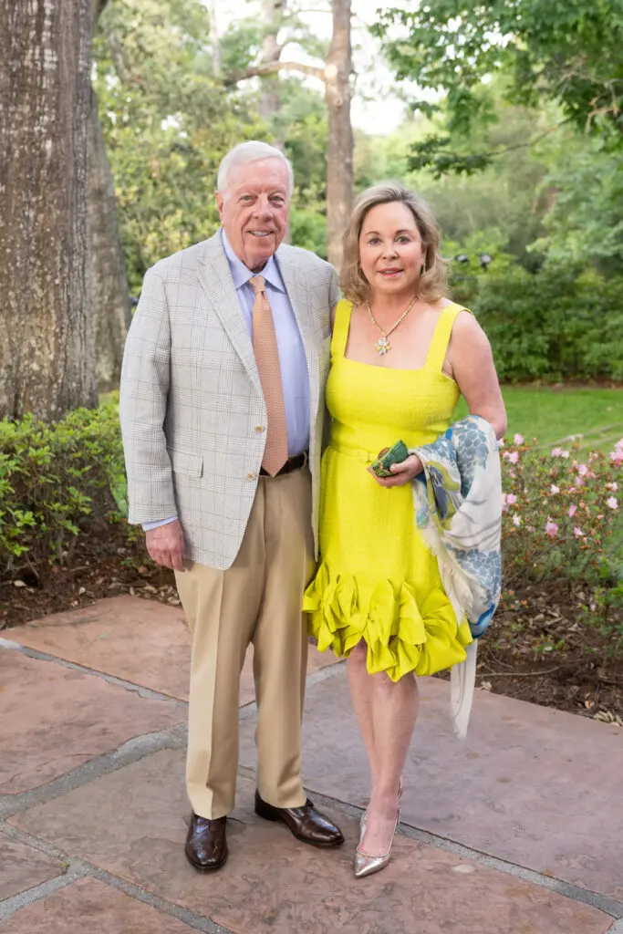 Rich & Nancy Kinder at the Bayou Bend Garden Party (Photo by Wilson Parish)