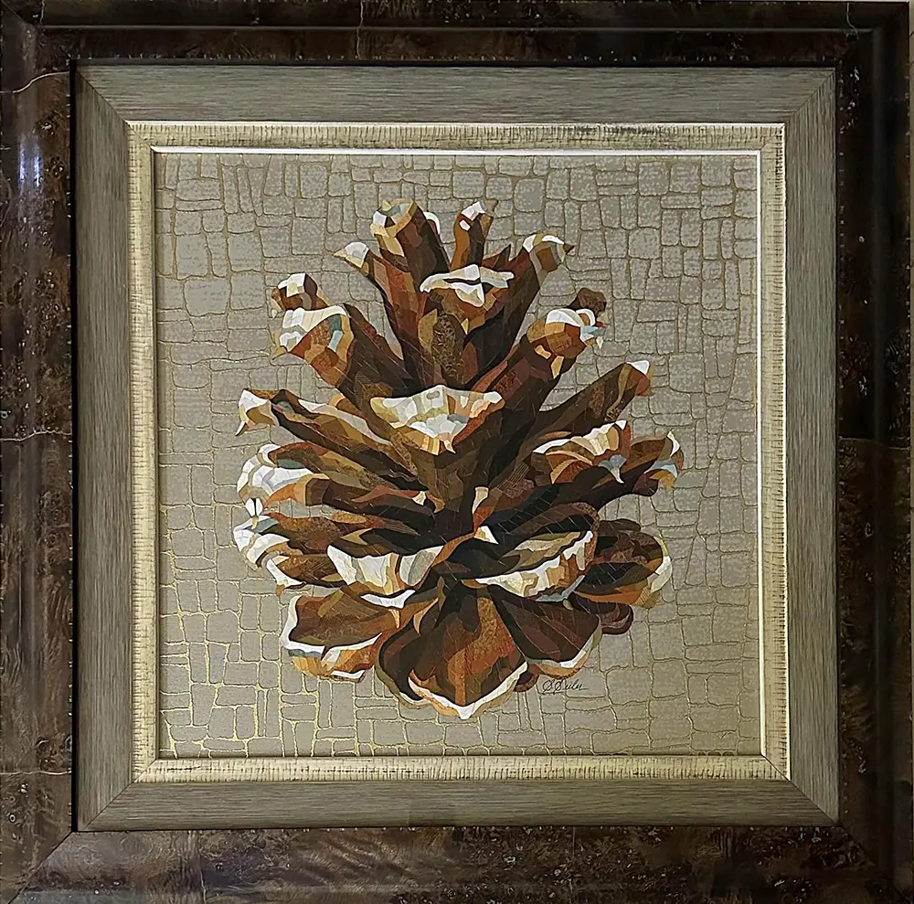 Artist Suzanne Seiler's mosiac technique is a unique piecing process that she developed herself. (Courtesy of Suzanne Seiler)
