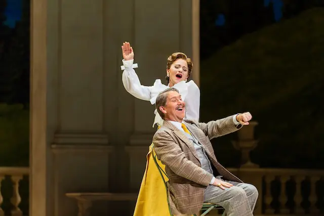 One of our favorite things is Baroness Elsa Schrader and Max Detweiler adding a dash of conflict to the love story.  (Photo by Michael Bishop)