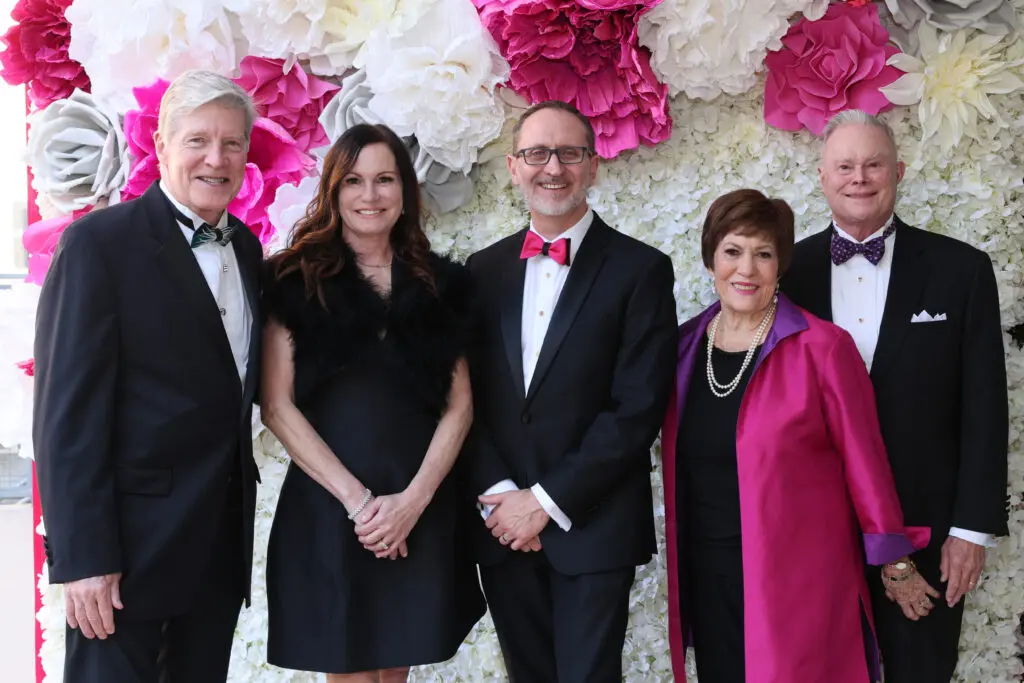 Steven & Cabrina Owsley, Stages Interim Managing Director David Schmitz, Judy & Jim Nicklos at Stages' Gala at The Gordy (Photo by Priscilla Dickson)