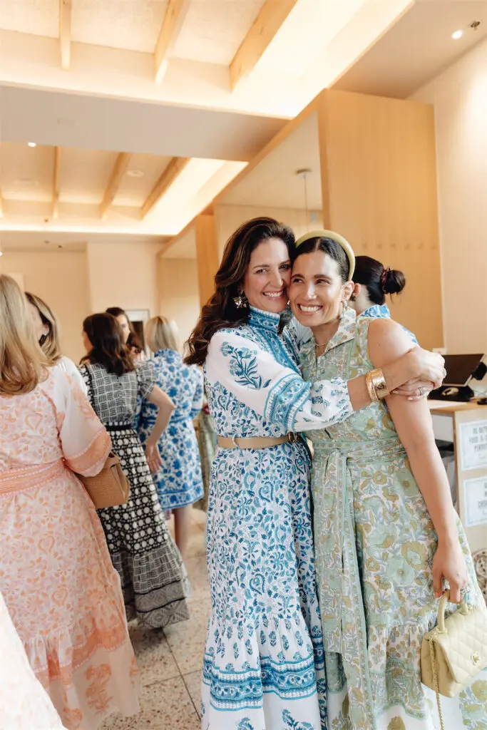Sue Sartor and Cata Gonzalez at the new Sue Sartor store in Dallas' Snider Plaza. 
