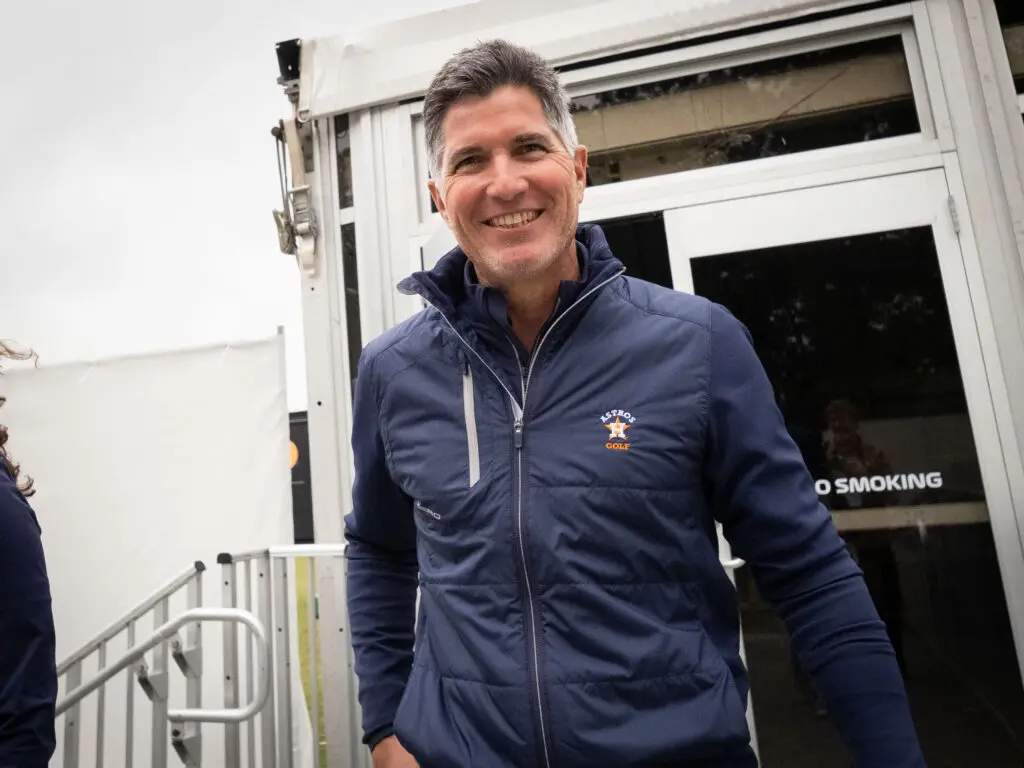 Houston Golf Foundation president Giles Kibbe helps make the Houston Open go. (Photo by F. Carter Smith)