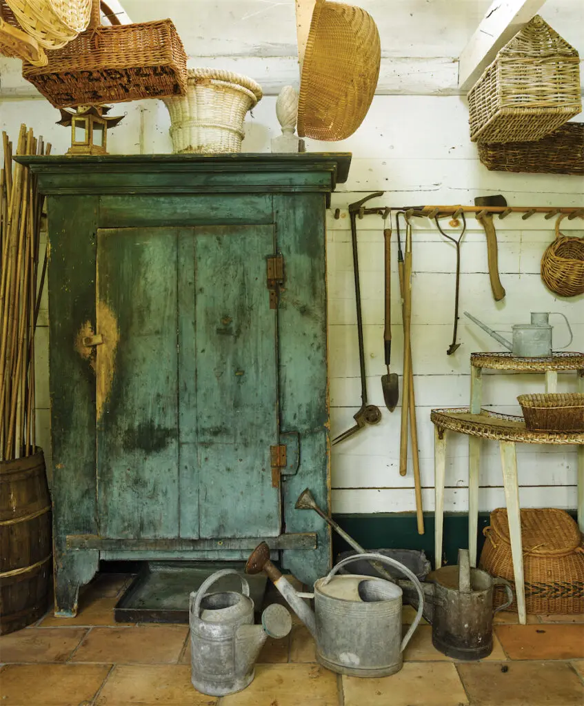 Bunny Williams' garden shed. (Photo by Annie Schlechter)