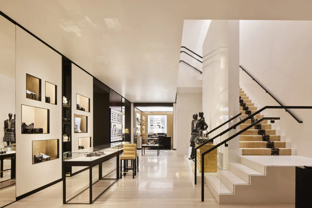 Chanel's newly expanded two-story boutique in Highland Park Village (Photo by BFA Photography )