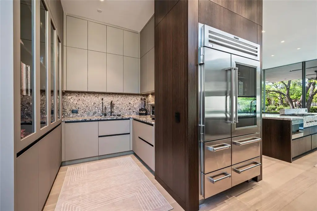 The kitchen scullery sits tucked away in the heart of the home. 