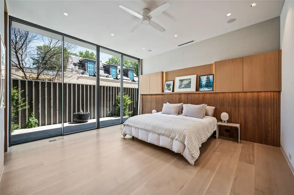 The primary bedroom. 
