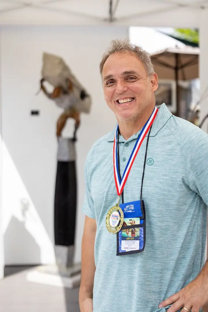 Thomas Wargin will be the featured artist for the 20th anniversary of The Waterway Arts Festival. (Photo by Mauricio Ramirez)