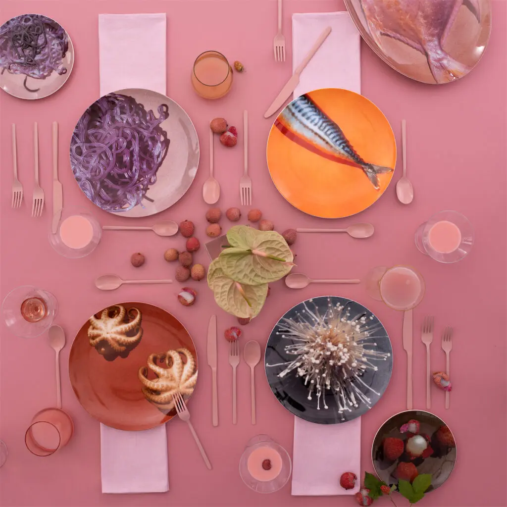 Shayna Fontana’s Beyond the World tableware
at Forty Five Ten.