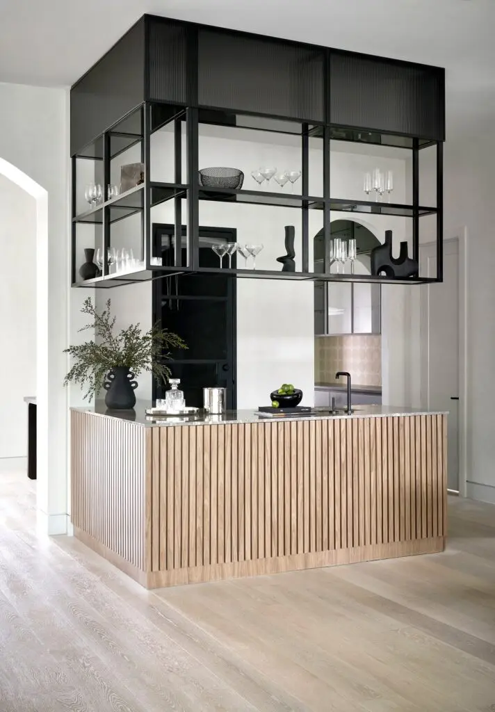 The bar in the Villanova Homes residence at 2110 Del Monte. (Photo by TK Images)