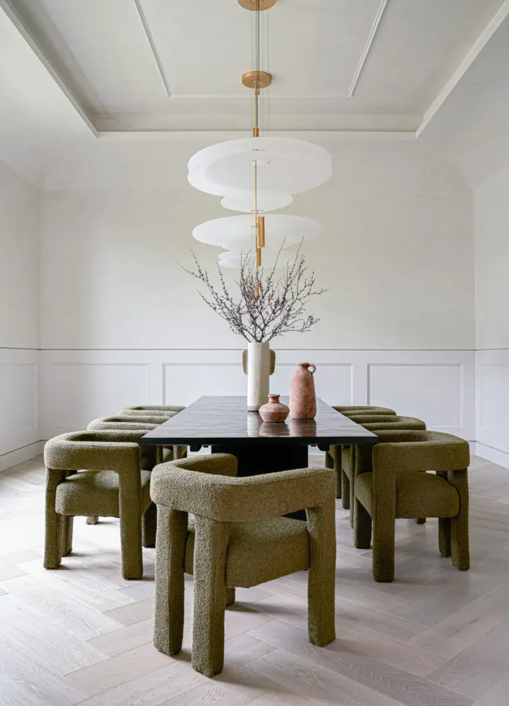Nina Magon had input not only in the home design but also furnished the 8,000 square foot dwelling. (Photo by TK Images)