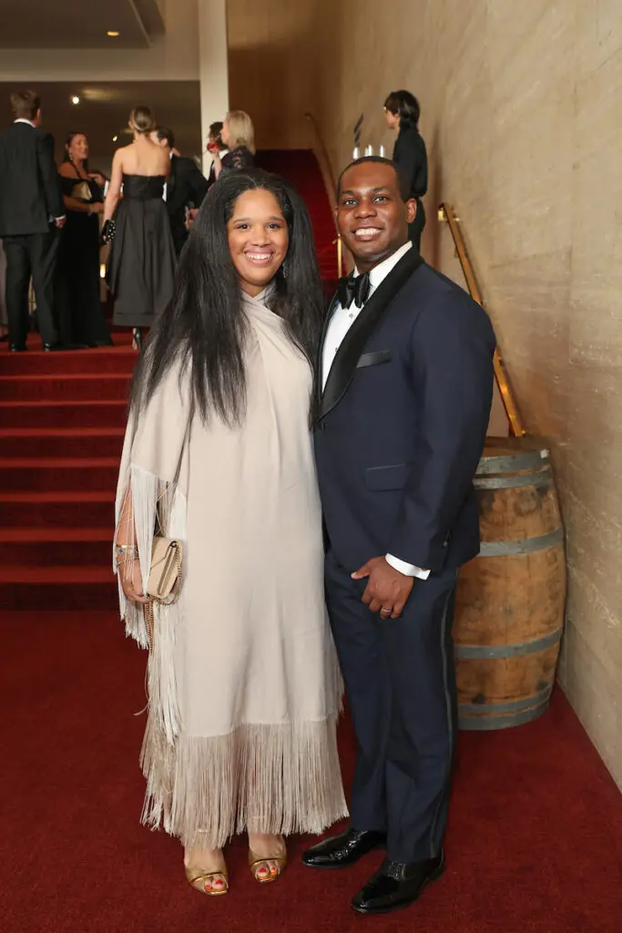 Aerin & Quentin Smith at the Houston Symphony Wine Dinner & Collector's Auction. (Photo by Priscilla Dickson)