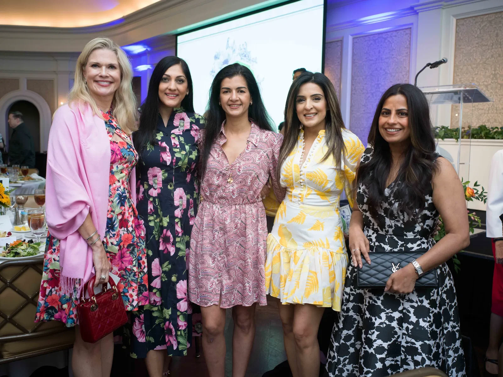 Amy Pierce, Sippi Khurana, Naureen Malik, Sneha Merchant, Ruchi Mukherjee photo by Daniel Ortiz