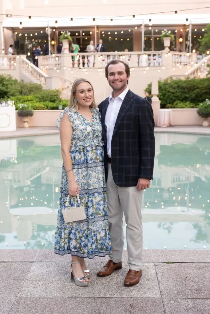 Ann Weston, Mitchell Cox at the Rienzi Spring Party (Photo by Wilson Parish)