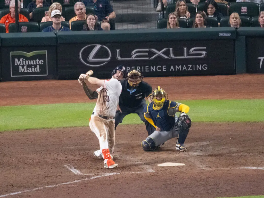 Kyle Tucker at-bats are can't-miss these days with this Houston Astros star making a serious MVP case. (Photo by F. Carter Smith)
