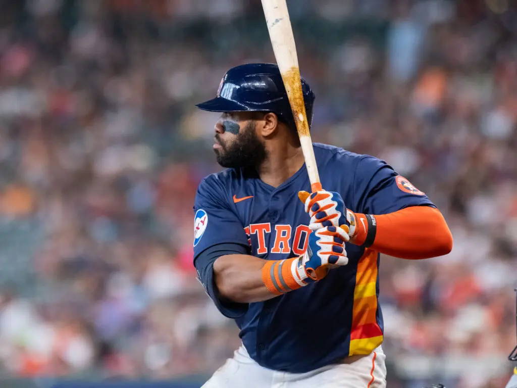 Jon Singleton has kept the Astros going at first base through Jose Abreu's struggles. (Photo by F. Carter Smith)