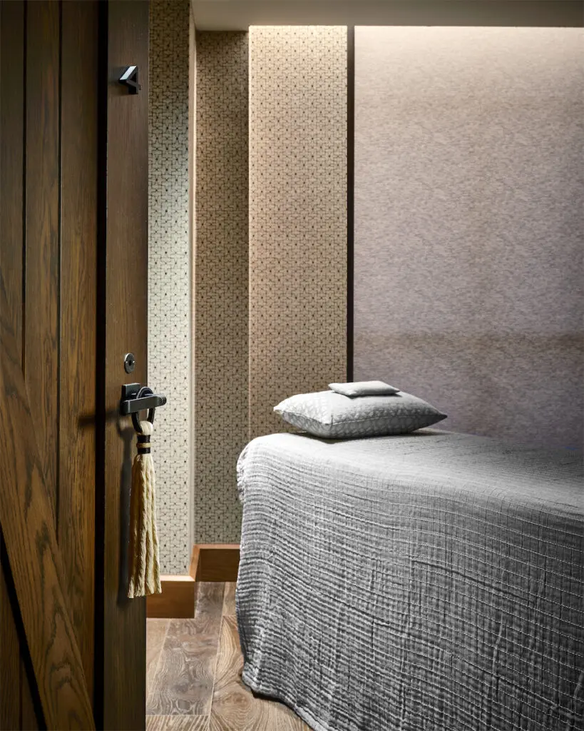 An Ash Spa treatment room at Bowie House. 