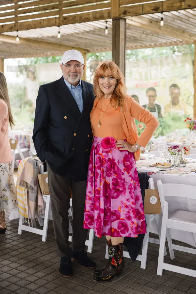 Bob & Gracie Cavnar at 'Fashion in the Fields' at Hope Farms benefitting Recipe for Success Foundation (Photo by Johnny Than)