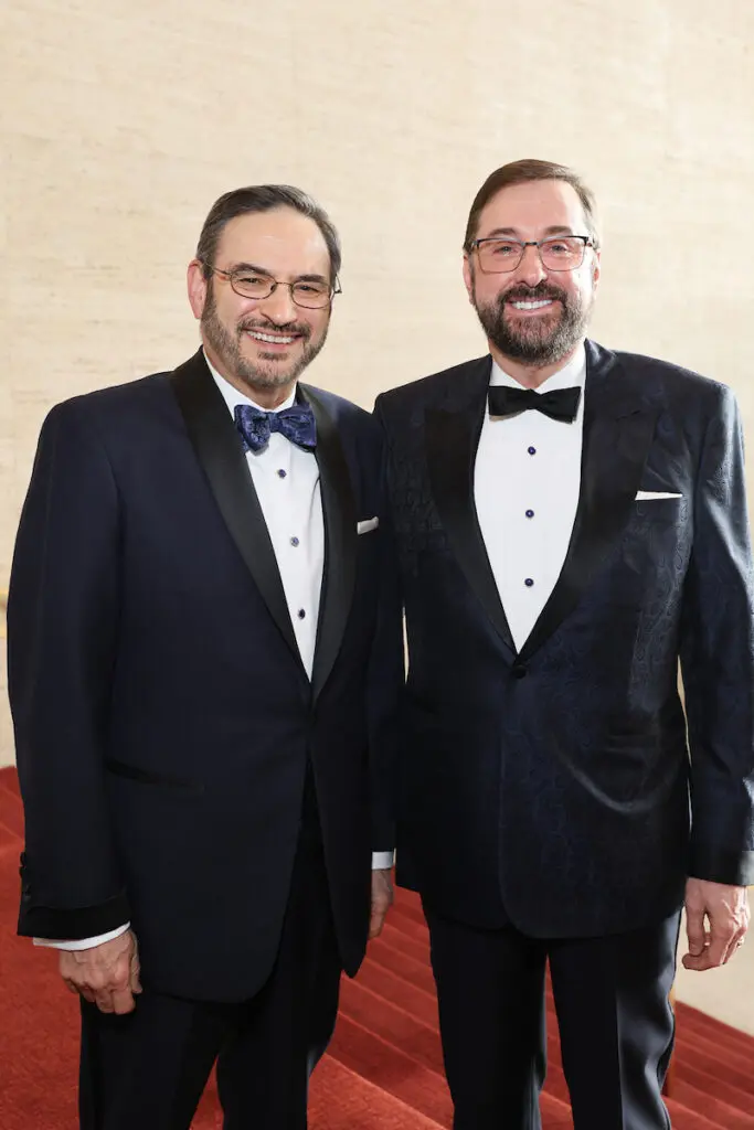 David Peavy, Stephen McCauley at the Houston Symphony Wine Dinner & Collector's Auction. (Photo by Priscilla Dickson)