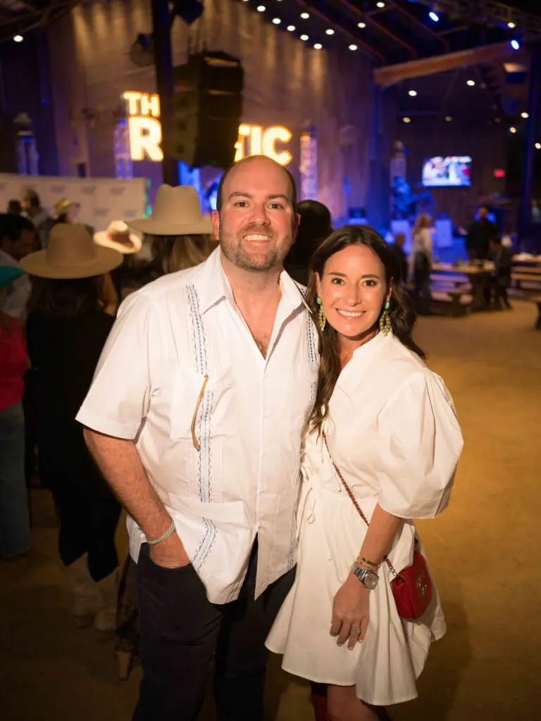 David McAllen & Christina Greene McAllen at the Cattle Baron's Ball kick-off held at The Rustic Downtown. (Photo by Daniel Ortiz)