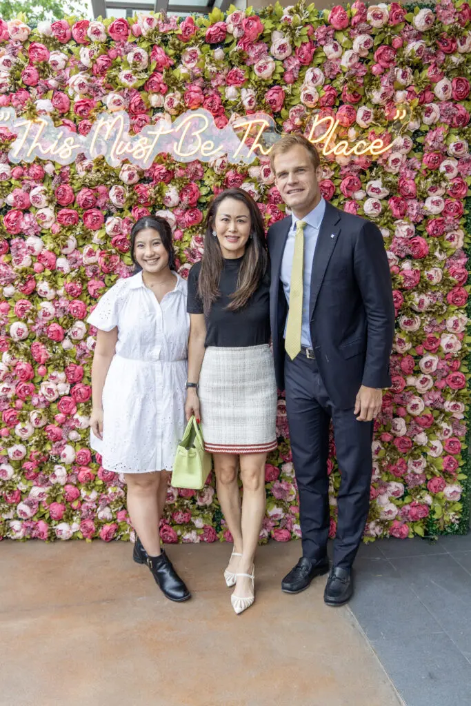 Elaine Phan, Fenche Shen, Nick Boulle at the de Boulle Diamond & Jewelry lunch at Bari (Photo by Jordan Geibel)