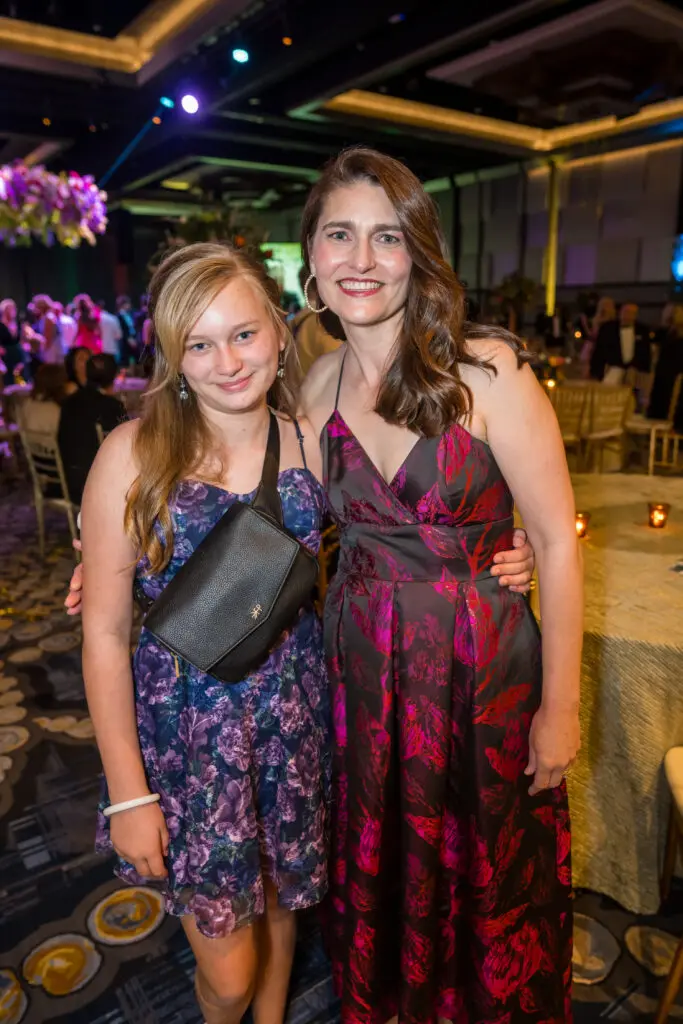 Evi Rautio, Rebecca Rautio at the JDRF Houston 'Promise Ball'