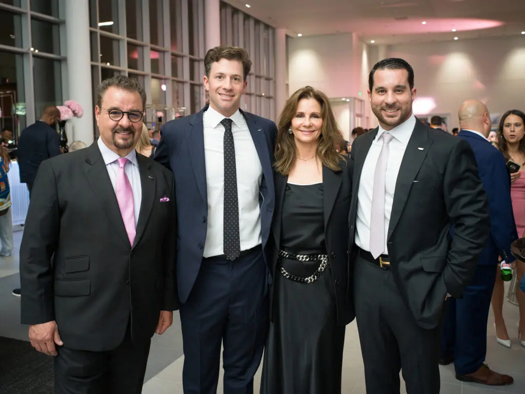 Fernando Somoza, Paul Weitz, Martine Weitz, Storm Somoza at the grand opening of Central Houston Cadillac's new location near NRG Park (Photo by Daniel Ortiz)