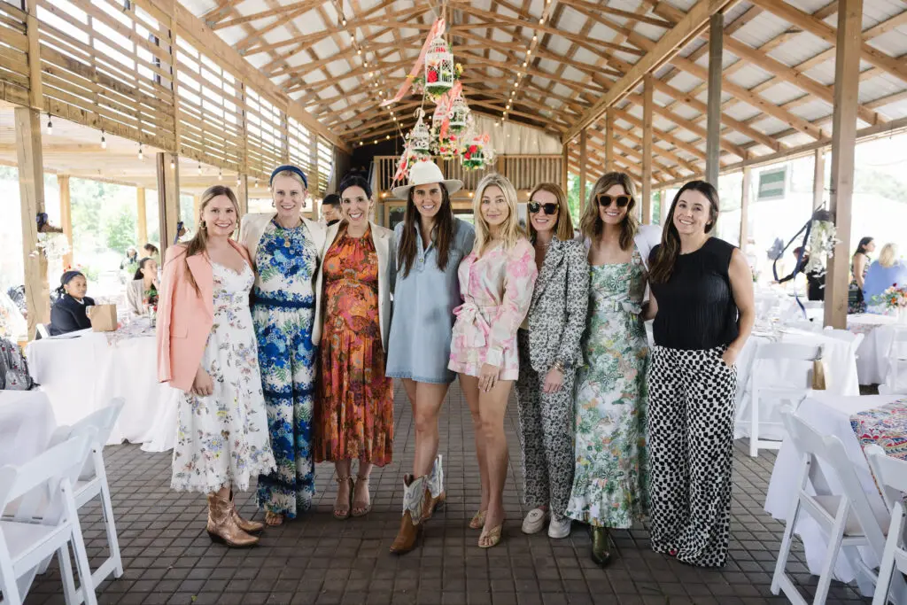 Ladies lunching for Recipe for 
Success at 'Fashion in the Fields' (Photo by Johnny Than)