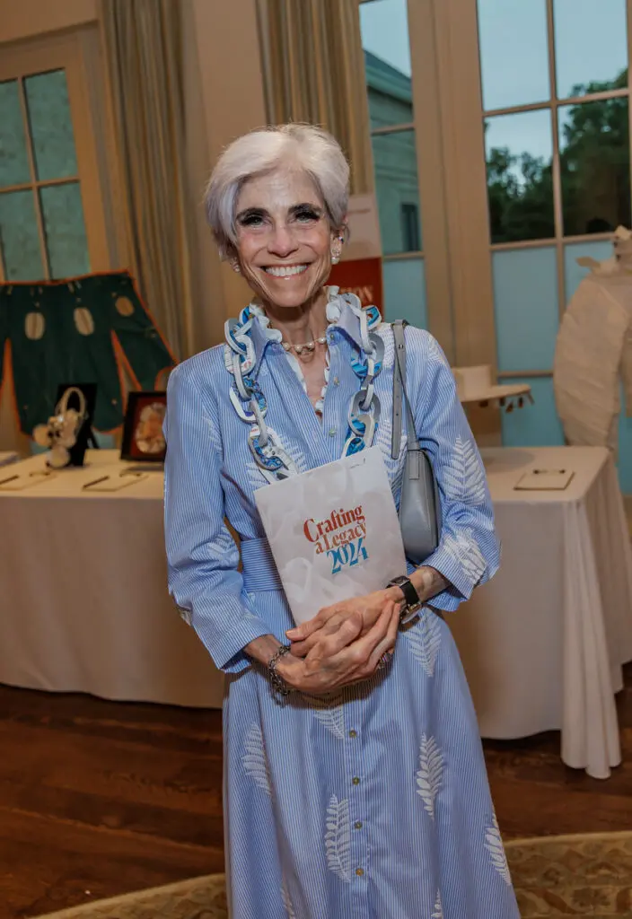 Houston Center for Contemporary Craft board president Judy Nyquist at the Houston Center for Contemporary Craft Spring Luncheon 2024 (Photo by Katy Anderson) 