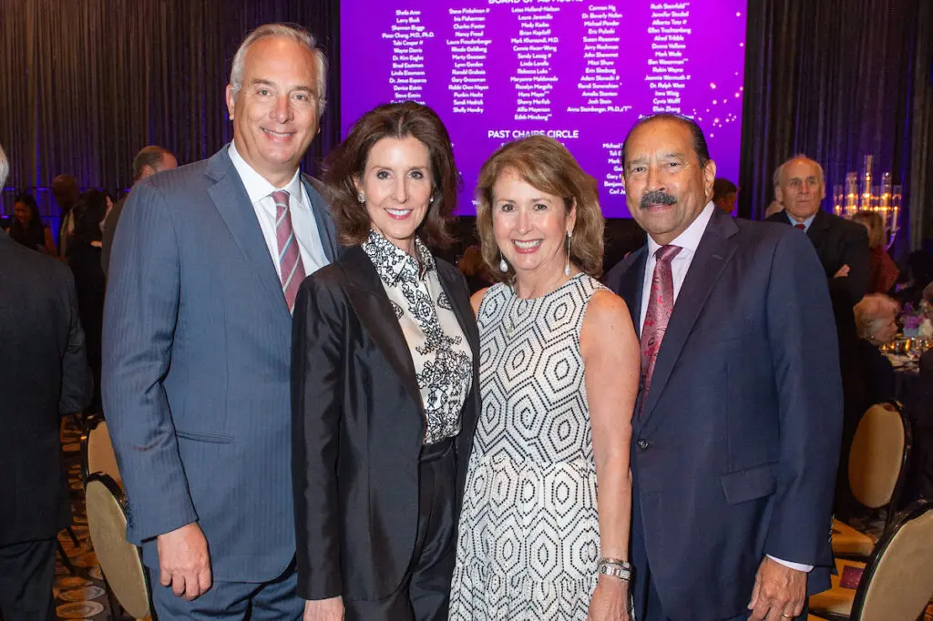 Bobby & Phoebe Tudor, Ileana & Michael Trevino at Holocaust Museum Houston’s 2024 LBJ Moral Courage Award Dinner (Photo by Jacob Power)