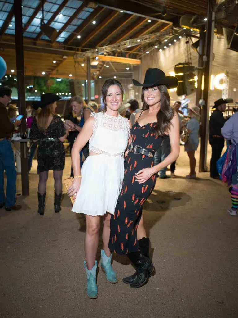 Jane Johnston, Lauren Paine at the Cattle Baron's Ball kick-off held at The Rustic Downtown. (Photo by Daniel Ortiz)