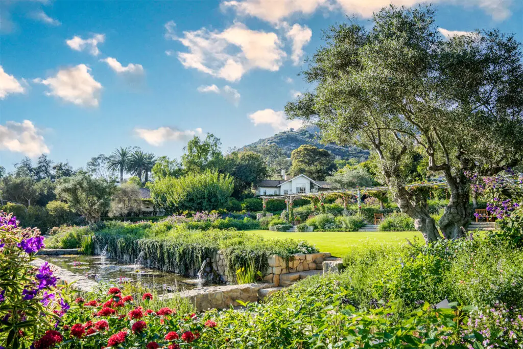 The garden views are everywhere you look at San Ysidro Ranch. 