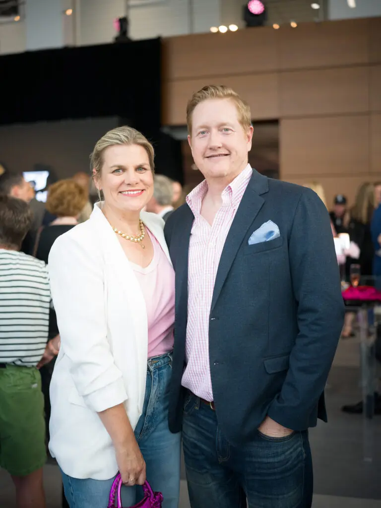 Liz Gorman Jones & Stephen Jones at the grand opening of Central Houston Cadillac's new location near NRG Park (Photo by Daniel Ortiz)